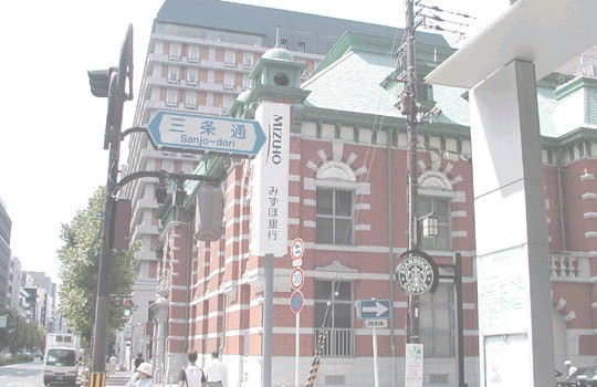 烏丸三条の交差点